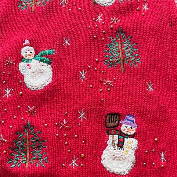 American Vintage Snowman Twilight Cardigan, with beaded detailing Size: XL - Picture 6 of 17
